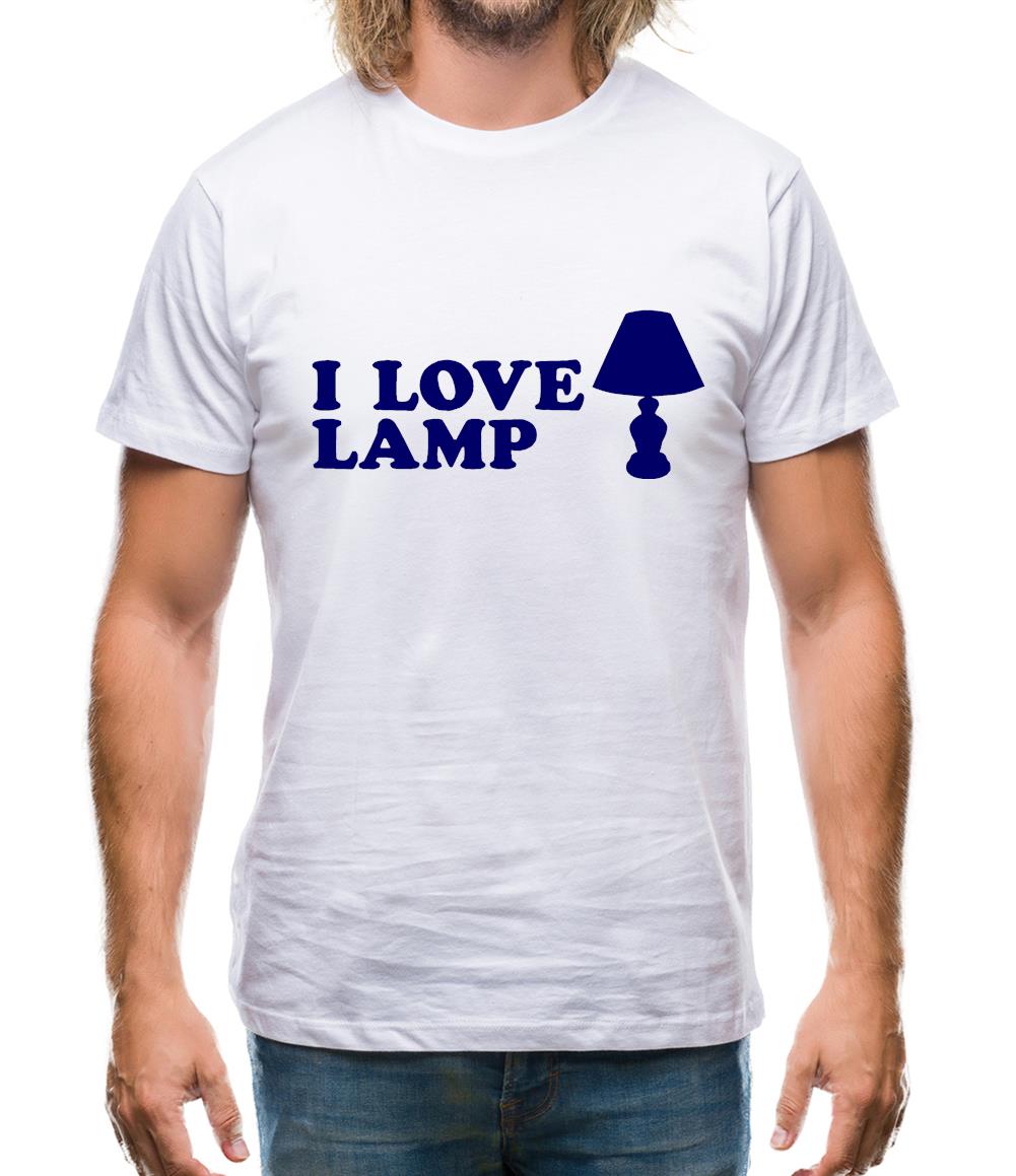 I Love Lamp Mens T-Shirt I Love Lamp Mens T-Shirt