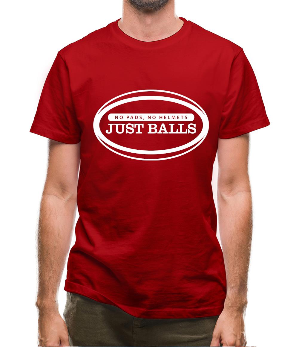 No Pads No Helmets Just Balls Mens T-Shirt No Pads No Helmets Just Balls Mens T-Shirt