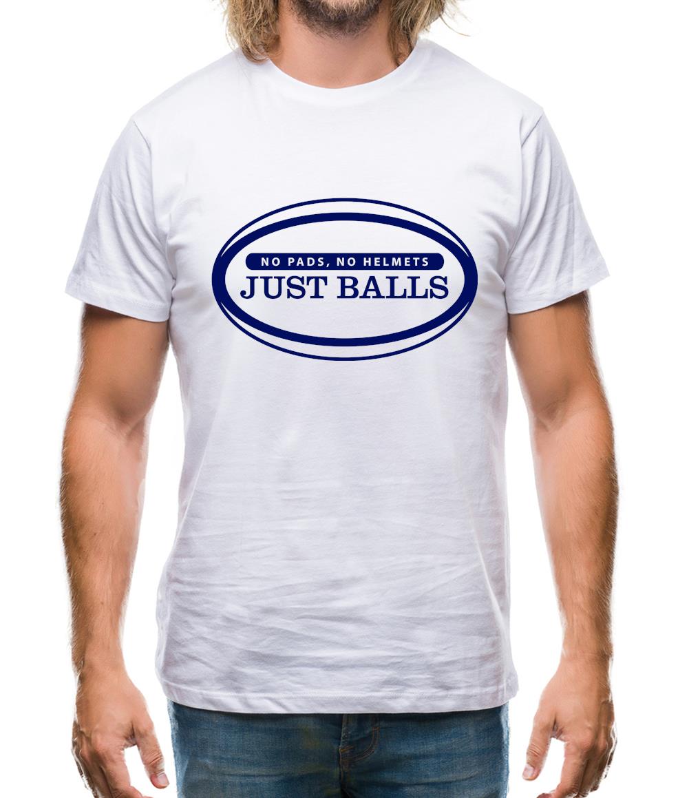 No Pads No Helmets Just Balls Mens T-Shirt No Pads No Helmets Just Balls Mens T-Shirt