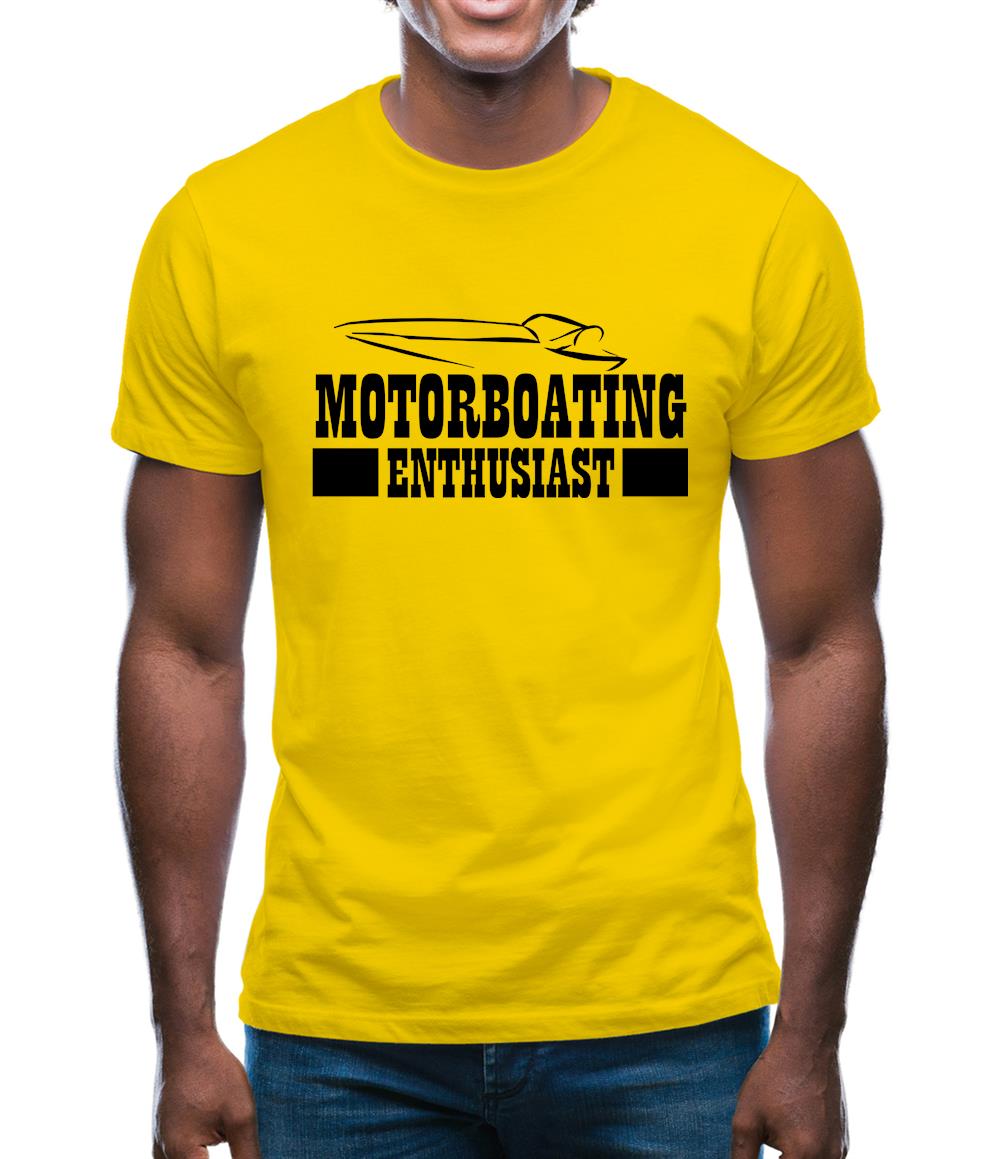 Motorboating Enthusiast Mens T-Shirt Motorboating Enthusiast Mens T-Shirt