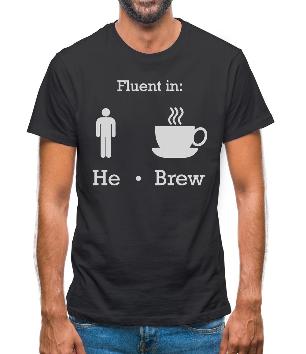 Fluent In He Brew Mens T-Shirt Fluent In He Brew Mens T-Shirt