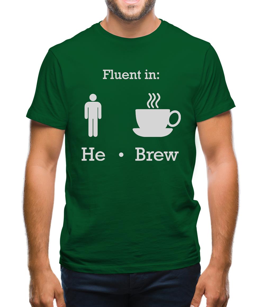 Fluent In He Brew Mens T-Shirt Fluent In He Brew Mens T-Shirt