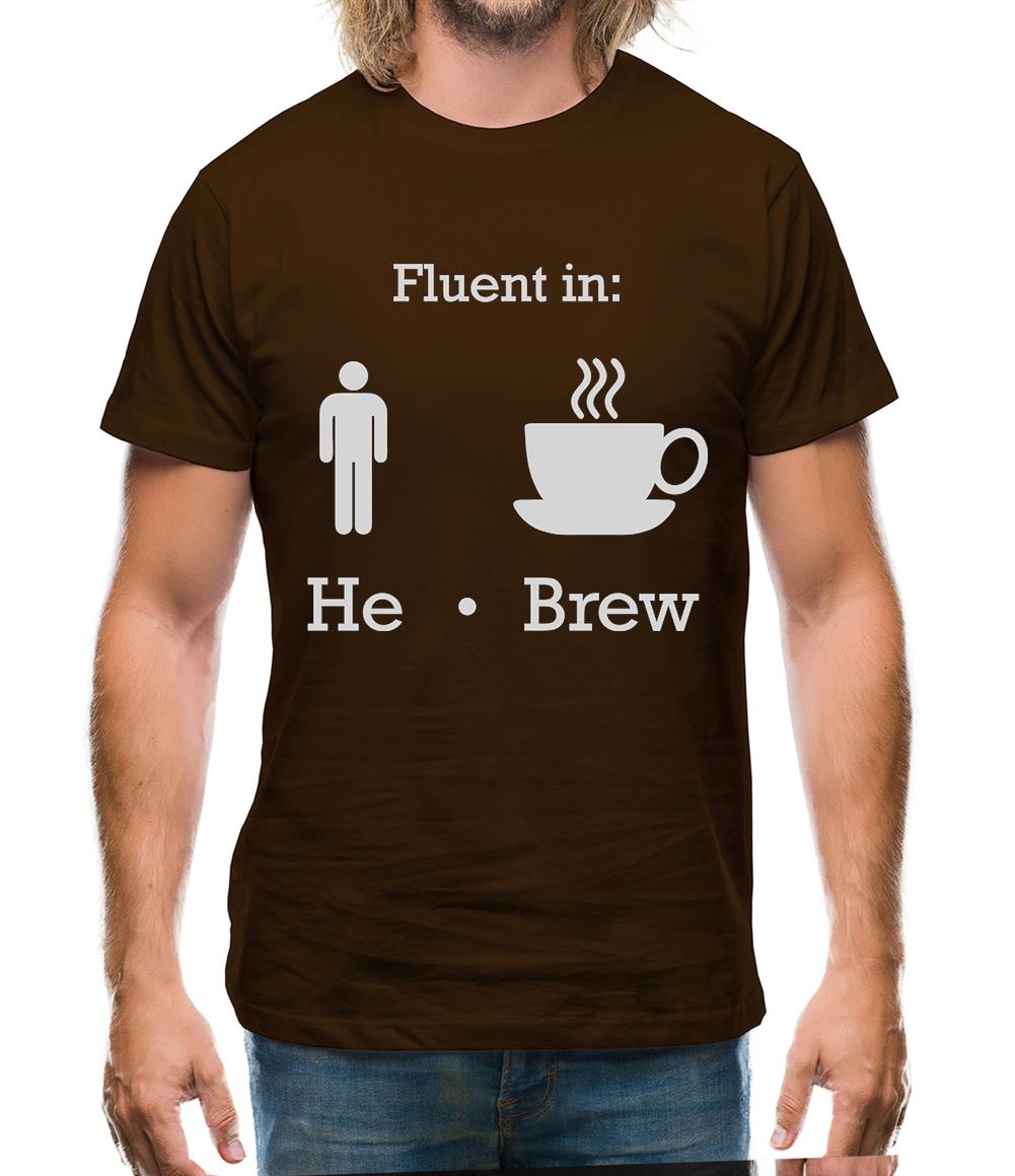 Fluent In He Brew Mens T-Shirt Fluent In He Brew Mens T-Shirt