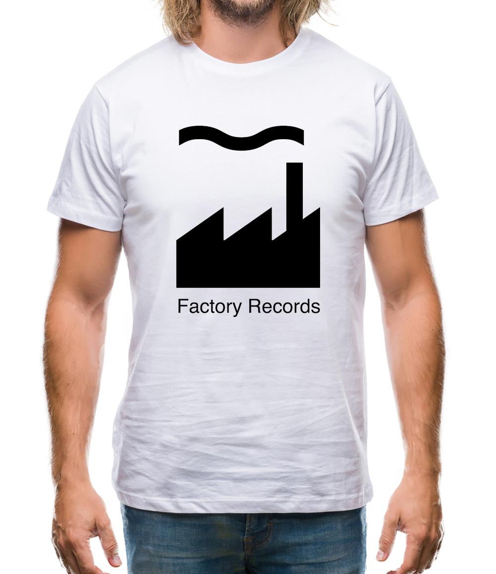 Factory Records Mens T-Shirt Factory Records Mens T-Shirt