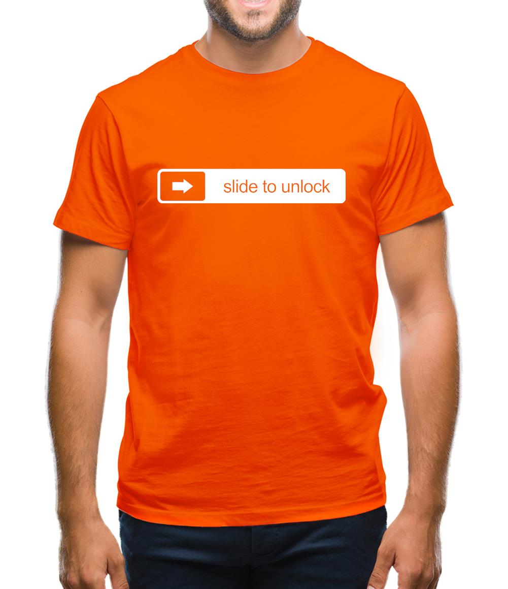 Slide To Unlock Mens T-Shirt Slide To Unlock Mens T-Shirt