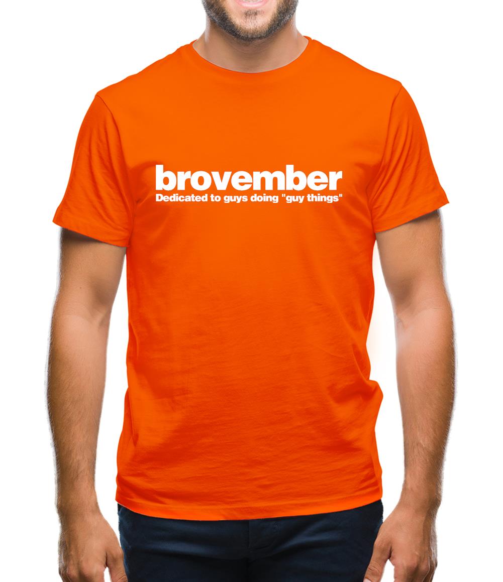 Brovember Mens T-Shirt Brovember Mens T-Shirt