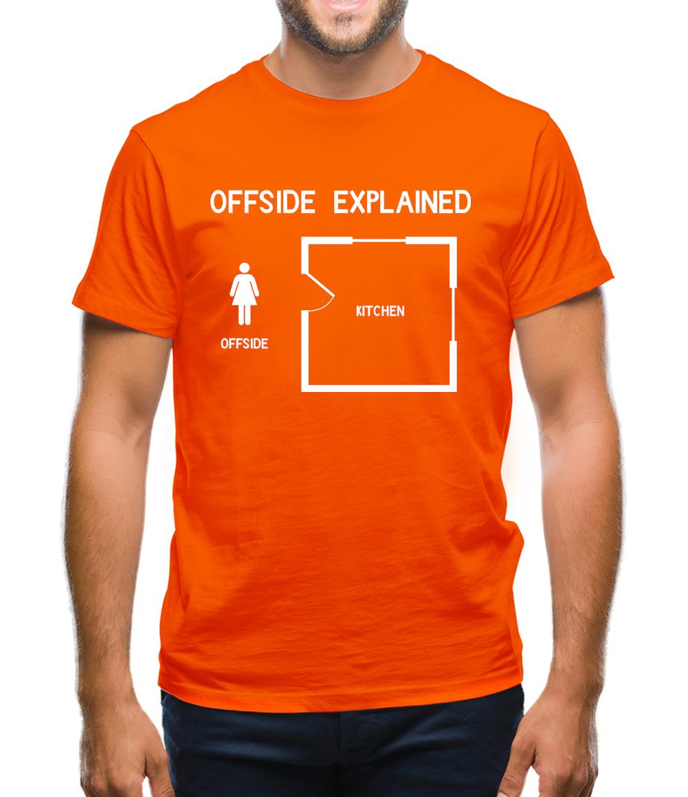 Offside Explained Mens T-Shirt Offside Explained Mens T-Shirt