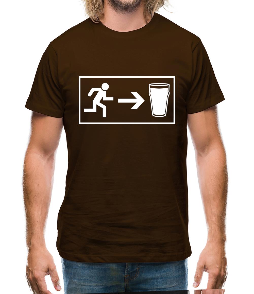 Beer Exit Mens T-Shirt Beer Exit Mens T-Shirt