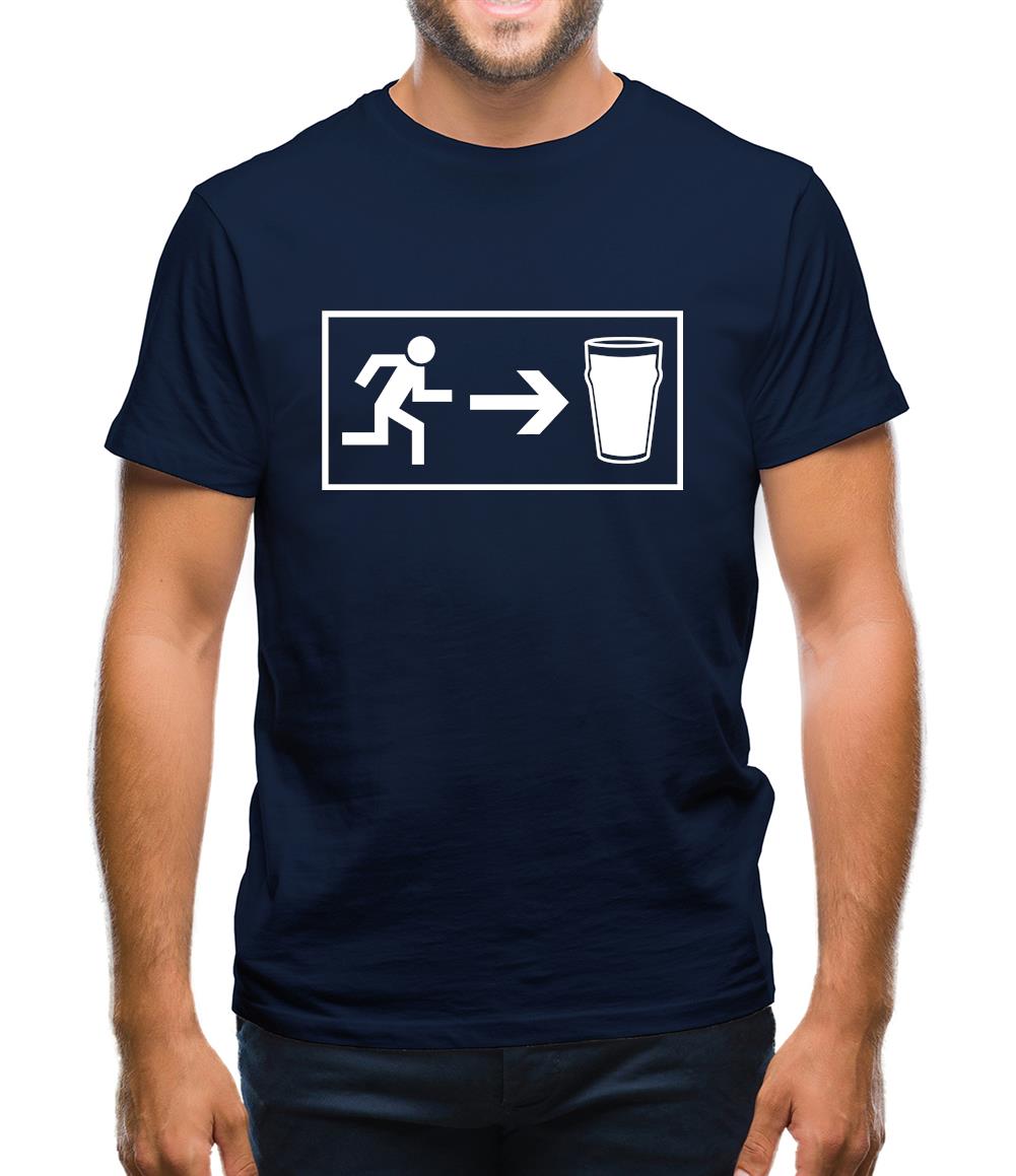 Beer Exit Mens T-Shirt Beer Exit Mens T-Shirt