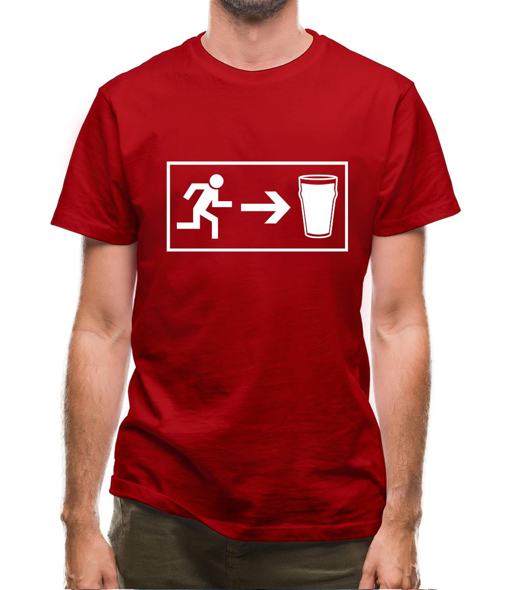 Beer Exit Mens T-Shirt Beer Exit Mens T-Shirt