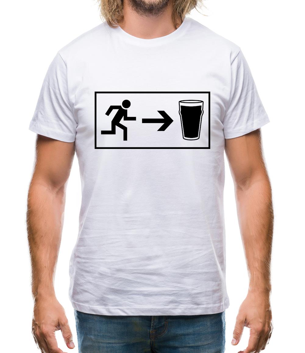 Beer Exit Mens T-Shirt Beer Exit Mens T-Shirt