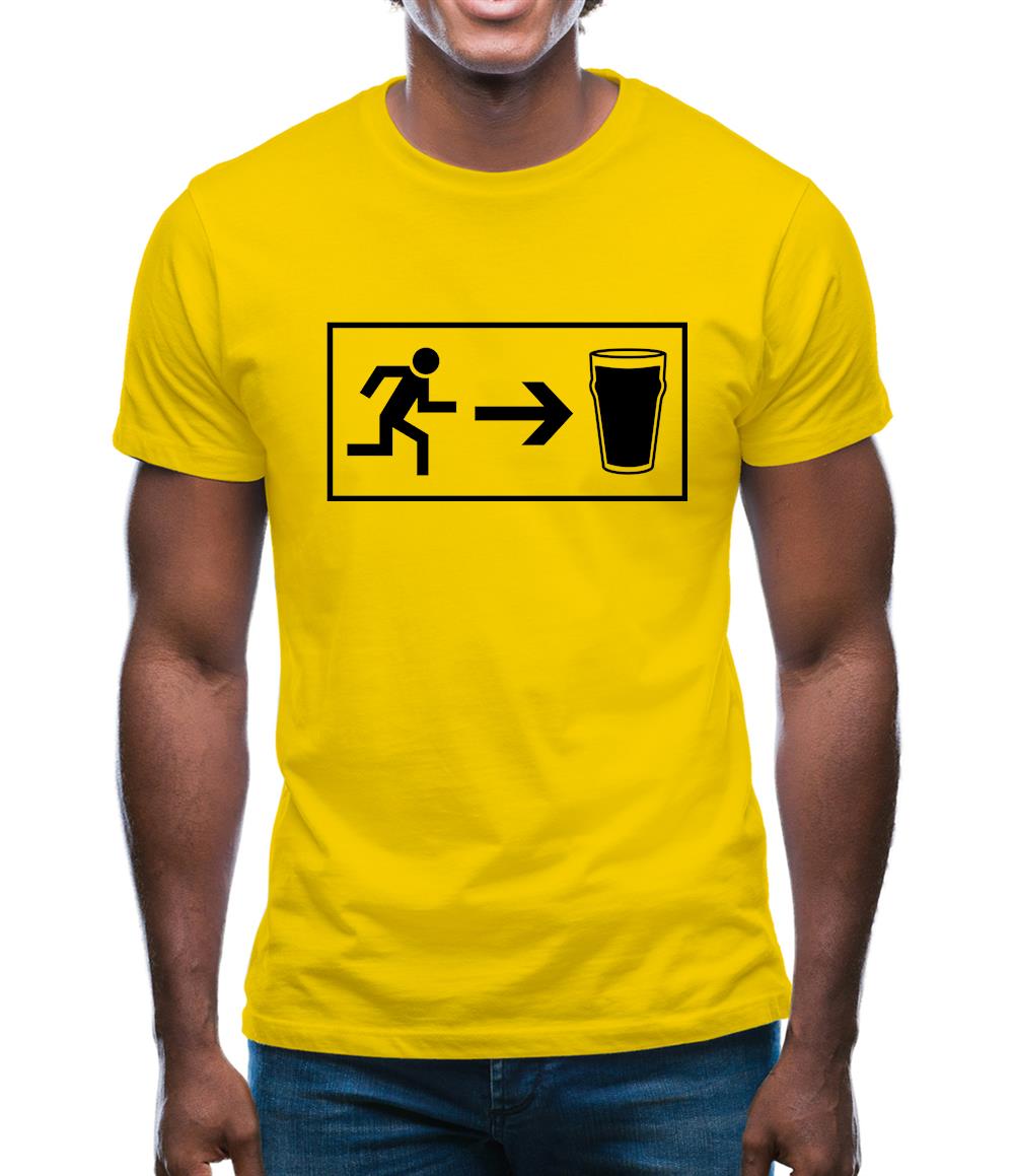 Beer Exit Mens T-Shirt Beer Exit Mens T-Shirt