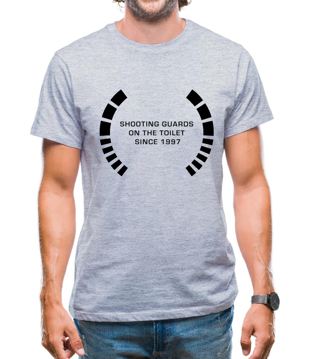 Shooting Guards On The Toilet Since 1997 Mens T-Shirt Shooting Guards On The Toilet Since 1997 Mens T-Shirt