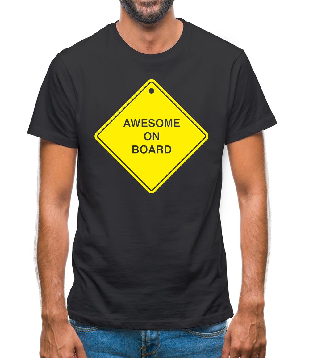 Awesome On Board Mens T-Shirt Awesome On Board Mens T-Shirt