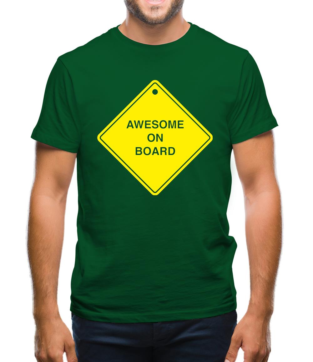 Awesome On Board Mens T-Shirt Awesome On Board Mens T-Shirt