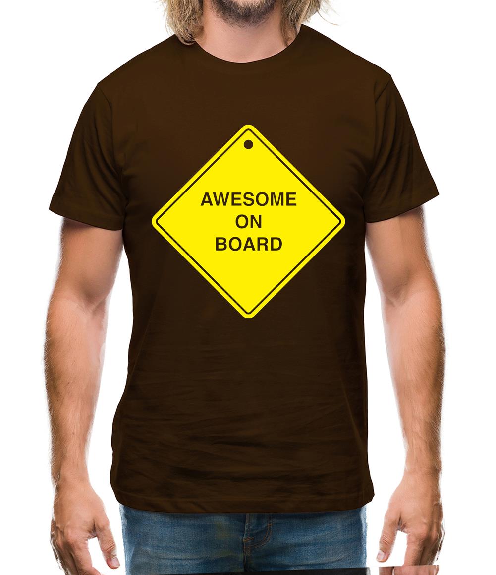 Awesome On Board Mens T-Shirt Awesome On Board Mens T-Shirt