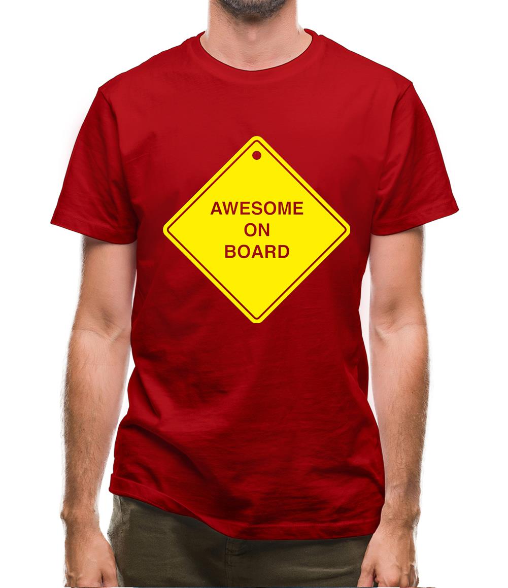 Awesome On Board Mens T-Shirt Awesome On Board Mens T-Shirt