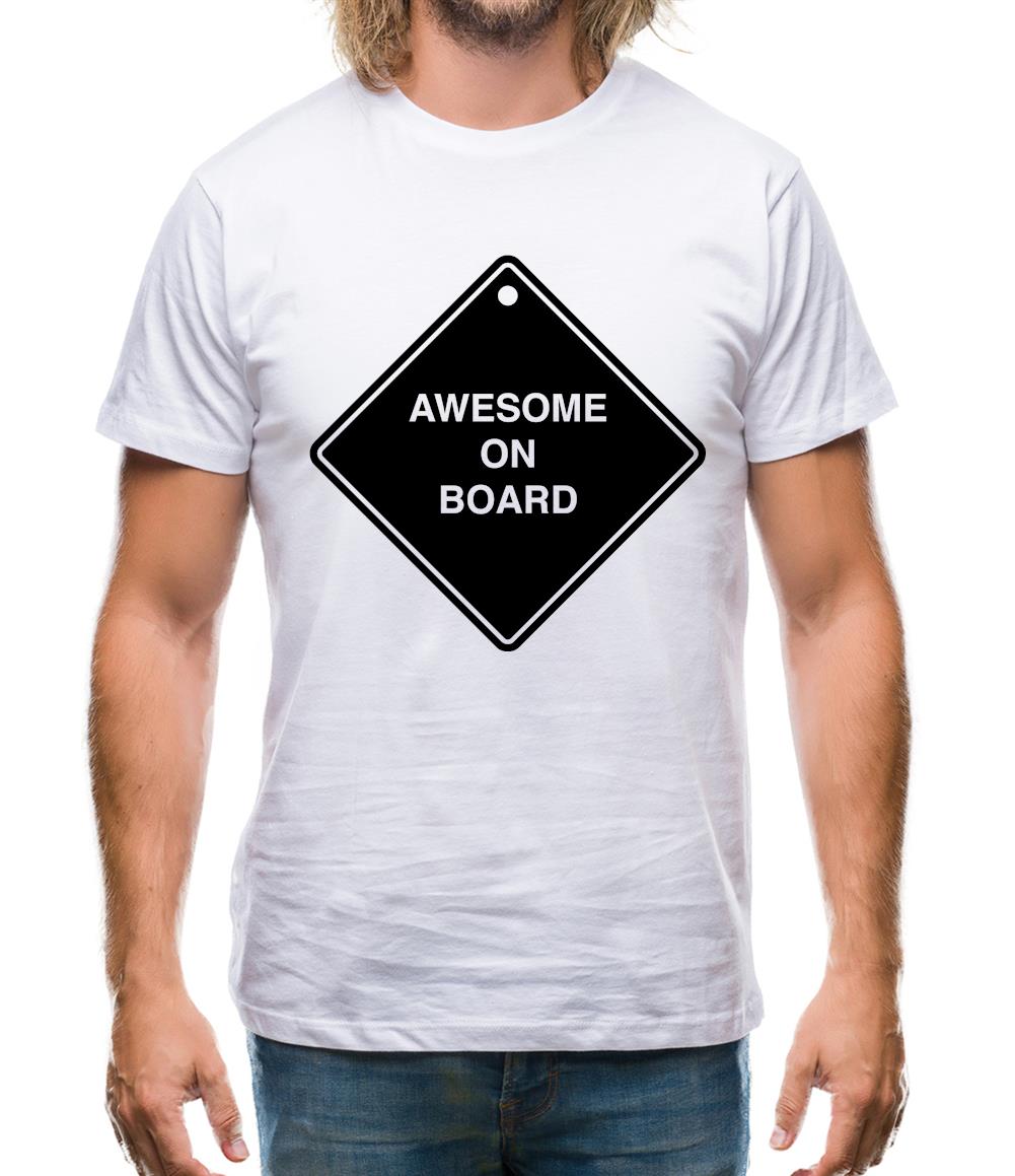 Awesome On Board Mens T-Shirt Awesome On Board Mens T-Shirt