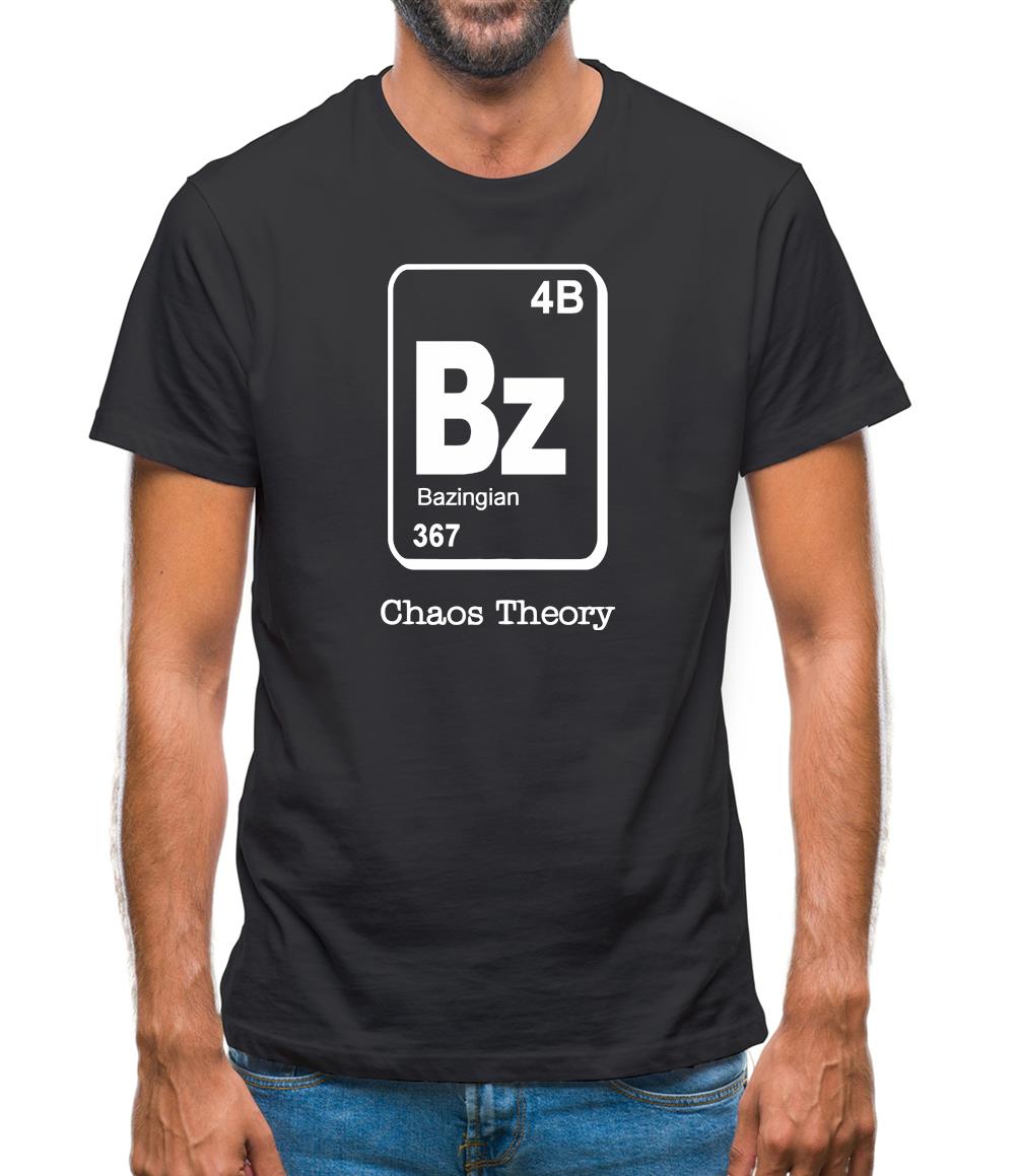 Bazinga Chaos Theory Mens T-Shirt Bazinga Chaos Theory Mens T-Shirt