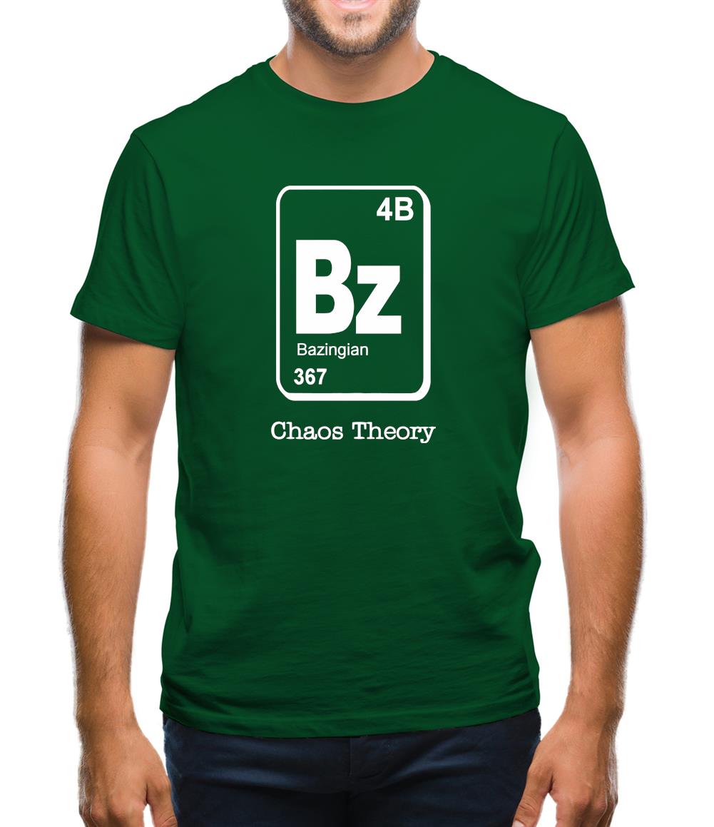 Bazinga Chaos Theory Mens T-Shirt Bazinga Chaos Theory Mens T-Shirt