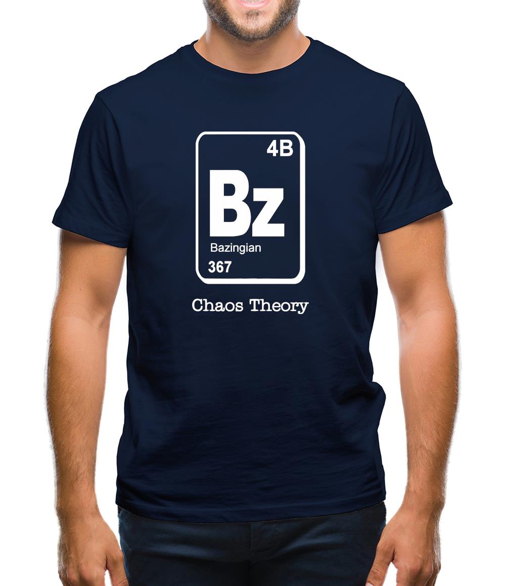 Bazinga Chaos Theory Mens T-Shirt Bazinga Chaos Theory Mens T-Shirt