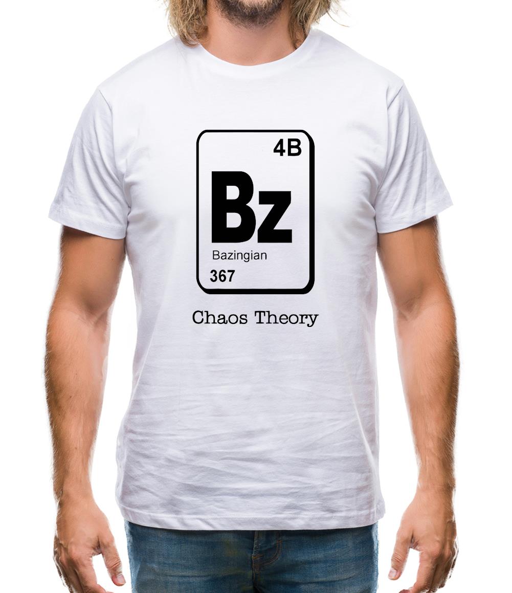 Bazinga Chaos Theory Mens T-Shirt Bazinga Chaos Theory Mens T-Shirt