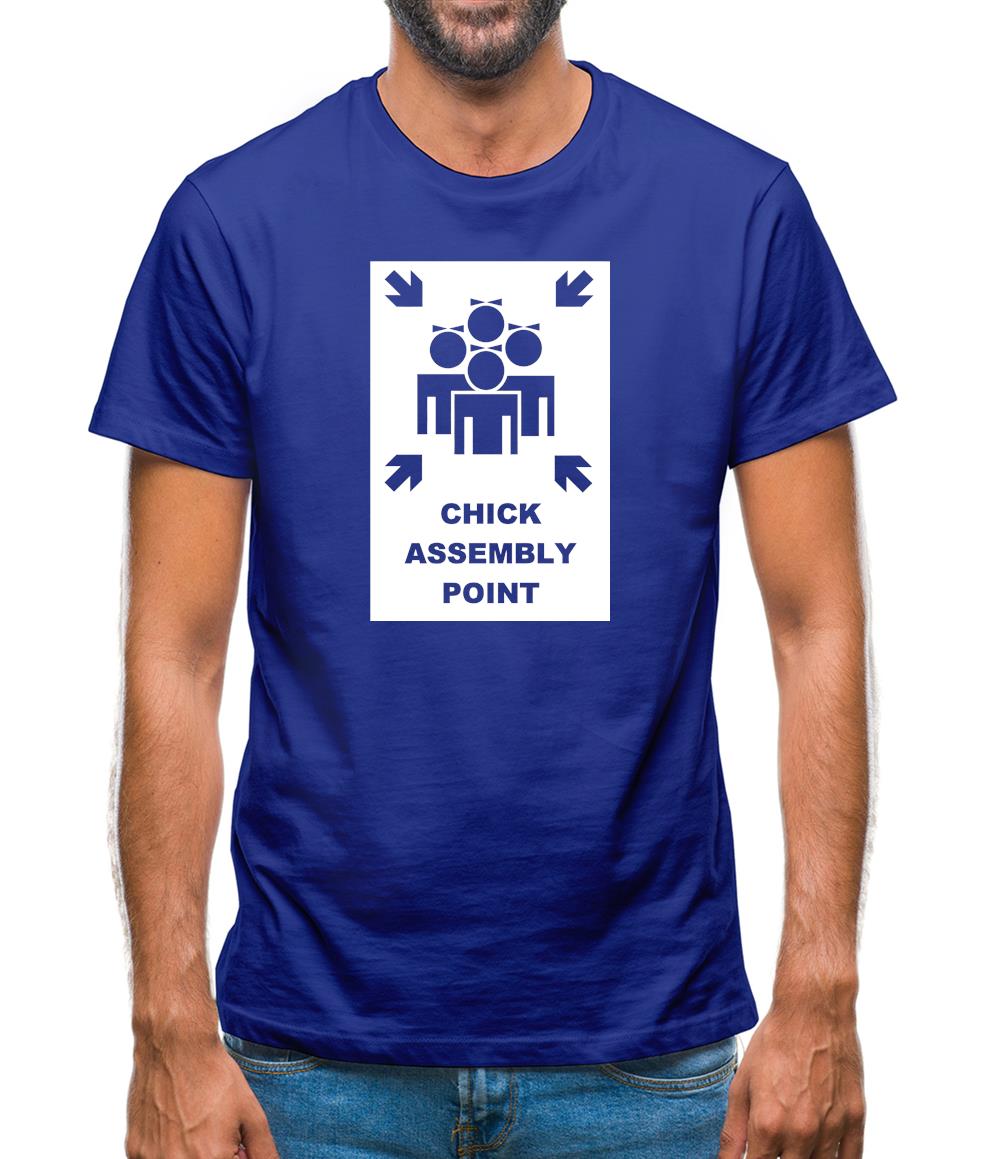 Chick Assembly Point Mens T-Shirt Chick Assembly Point Mens T-Shirt