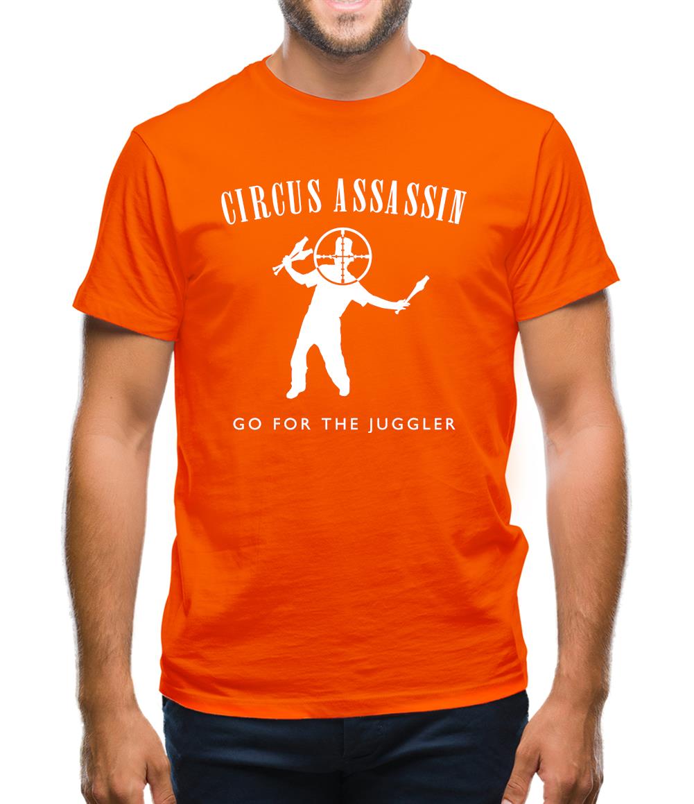 Circus Assassin Go For The Juggler Mens T-Shirt Circus Assassin Go For The Juggler Mens T-Shirt