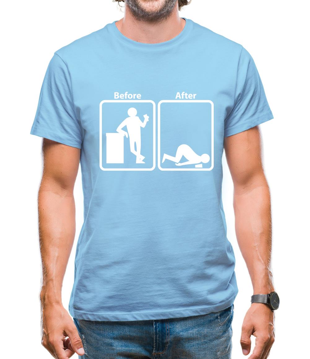 Before After Mens T-Shirt Before After Mens T-Shirt