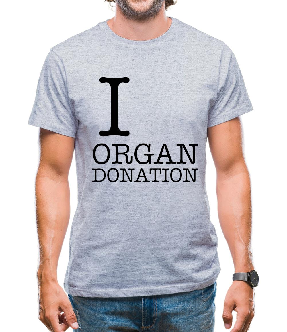 I Heart Organ Donation Mens T-Shirt I Heart Organ Donation Mens T-Shirt