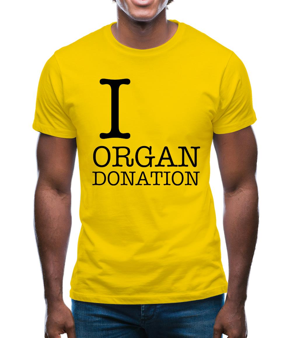I Heart Organ Donation Mens T-Shirt I Heart Organ Donation Mens T-Shirt