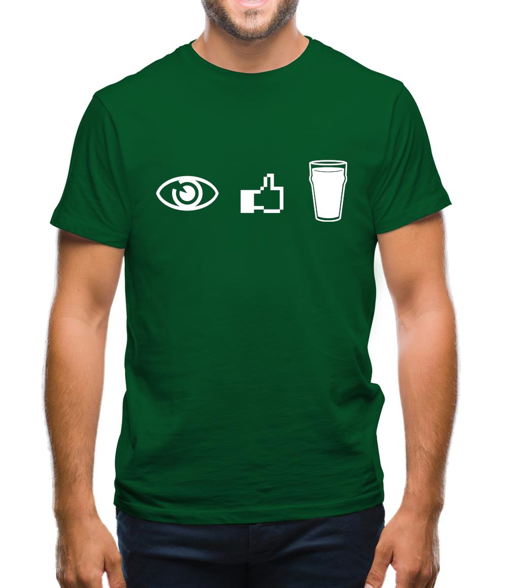 I Like Beer Mens T-Shirt I Like Beer Mens T-Shirt