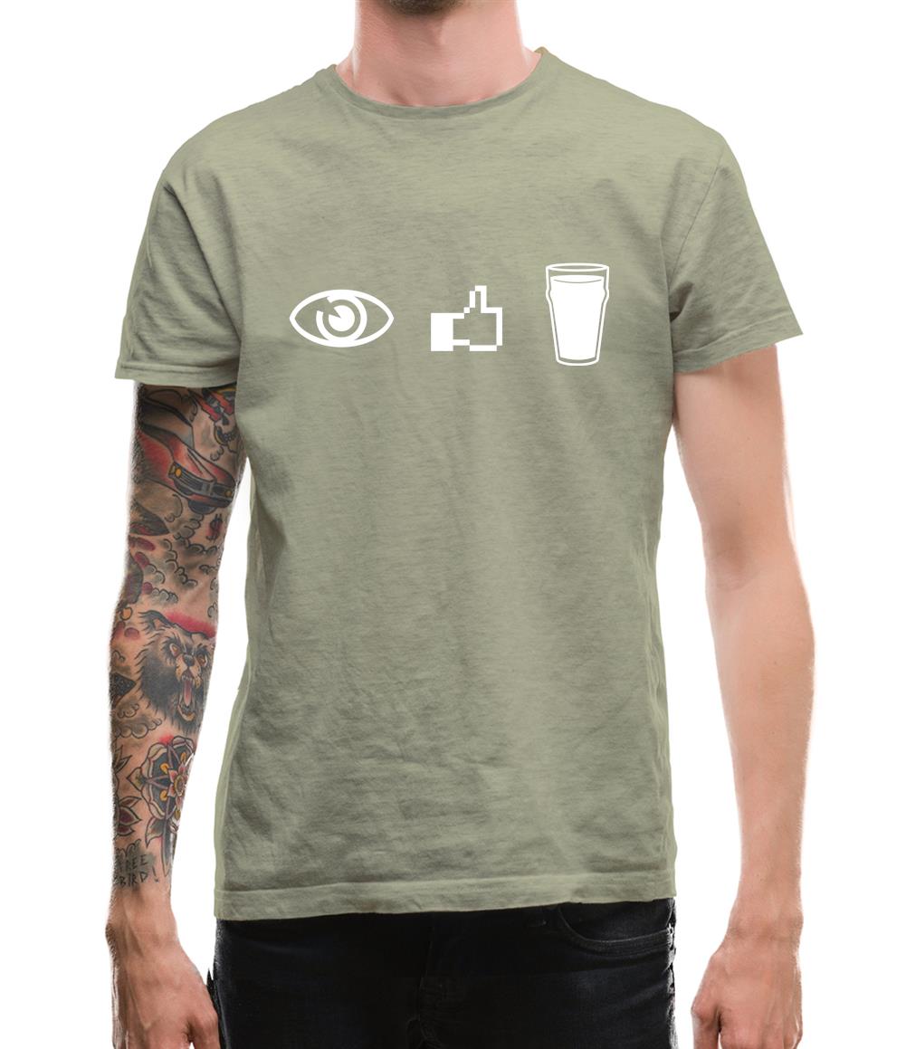 I Like Beer Mens T-Shirt I Like Beer Mens T-Shirt