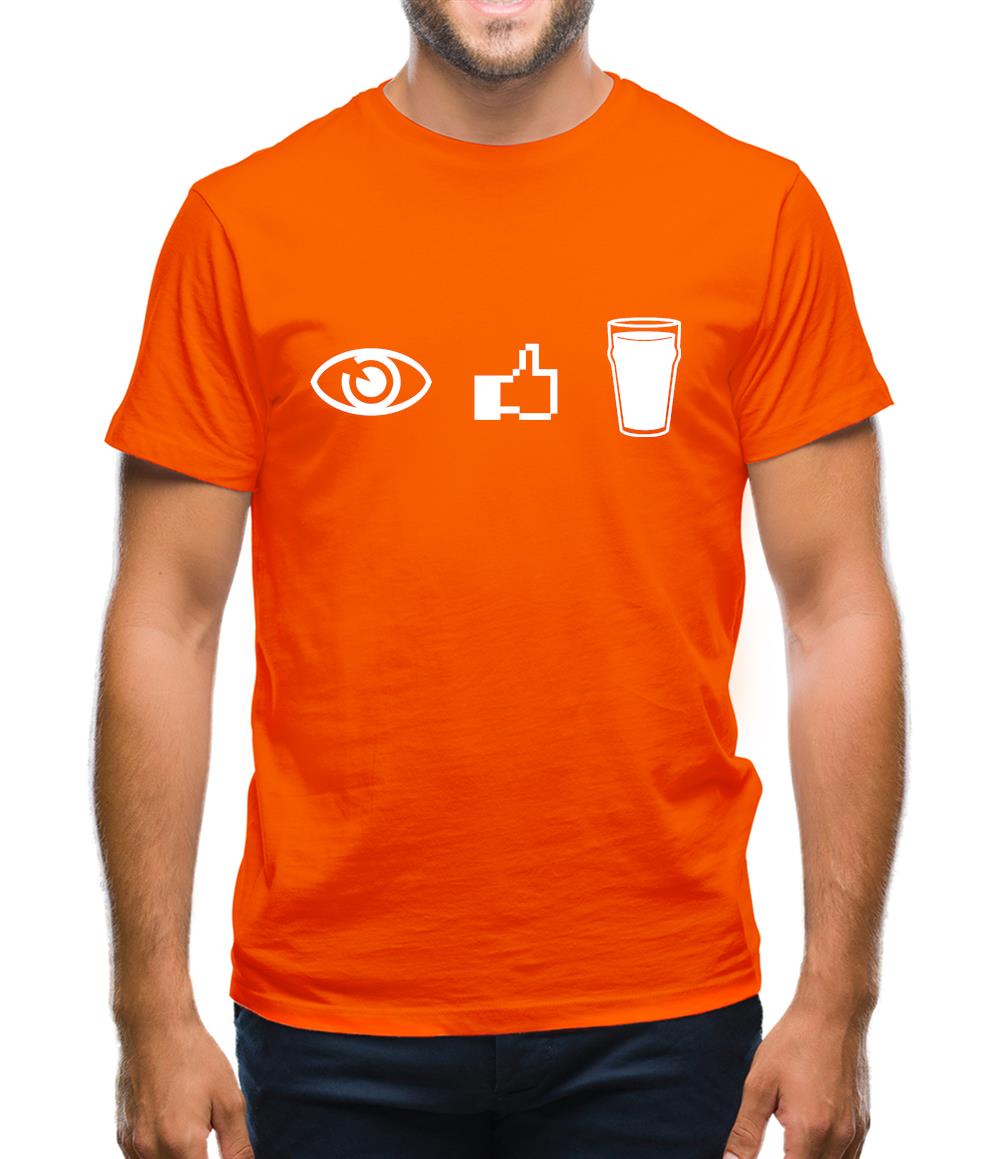 I Like Beer Mens T-Shirt I Like Beer Mens T-Shirt
