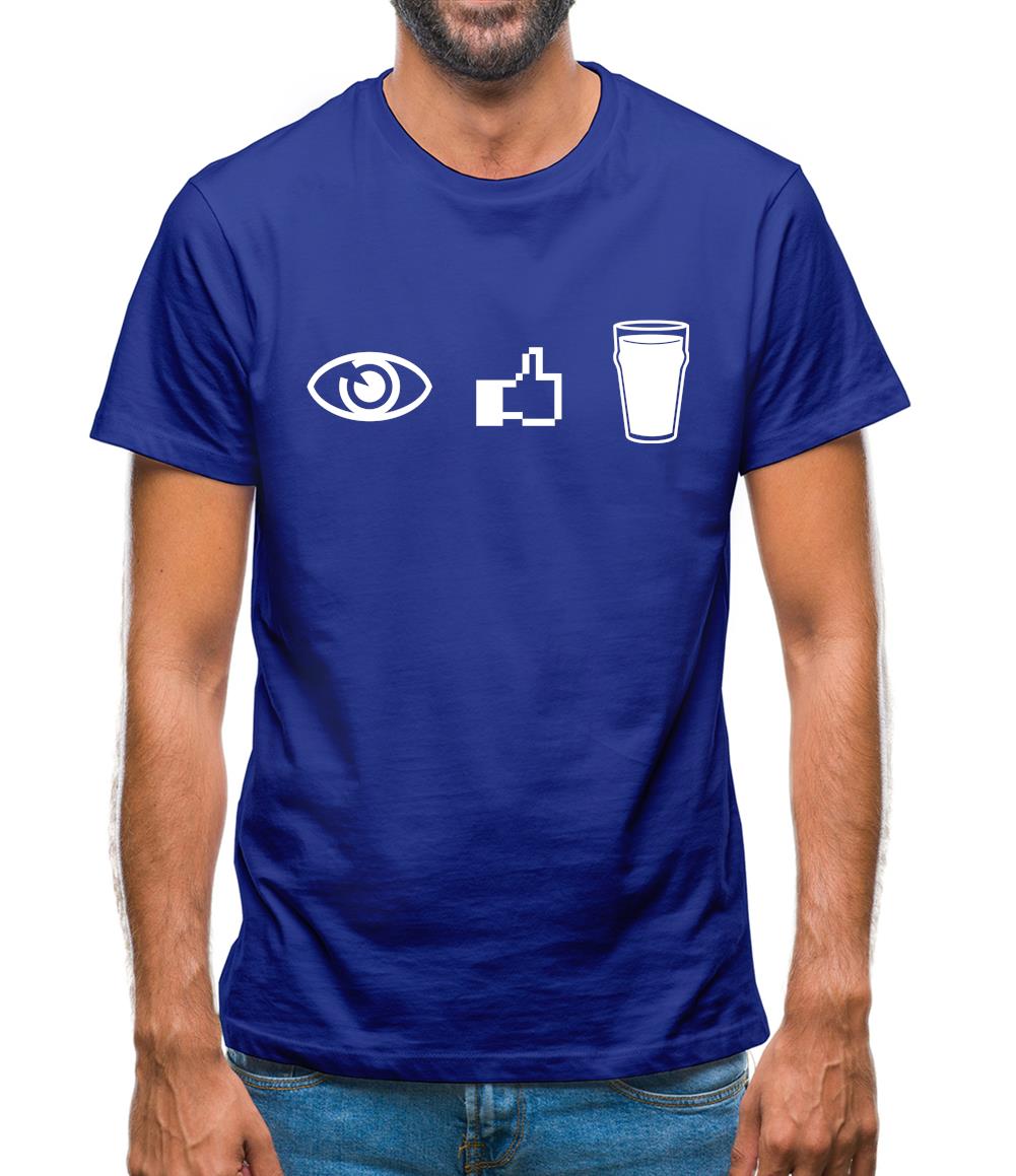 I Like Beer Mens T-Shirt I Like Beer Mens T-Shirt
