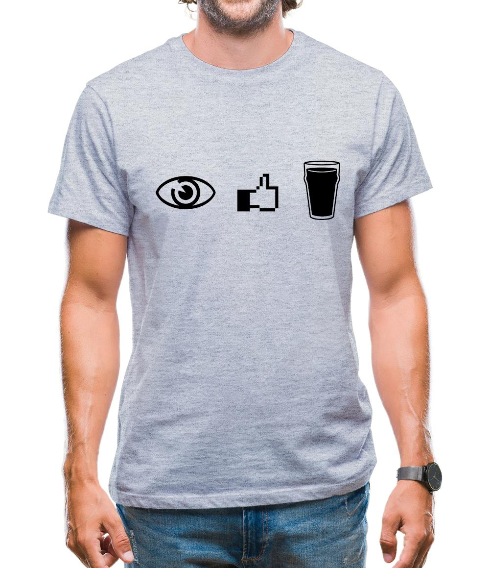 I Like Beer Mens T-Shirt I Like Beer Mens T-Shirt