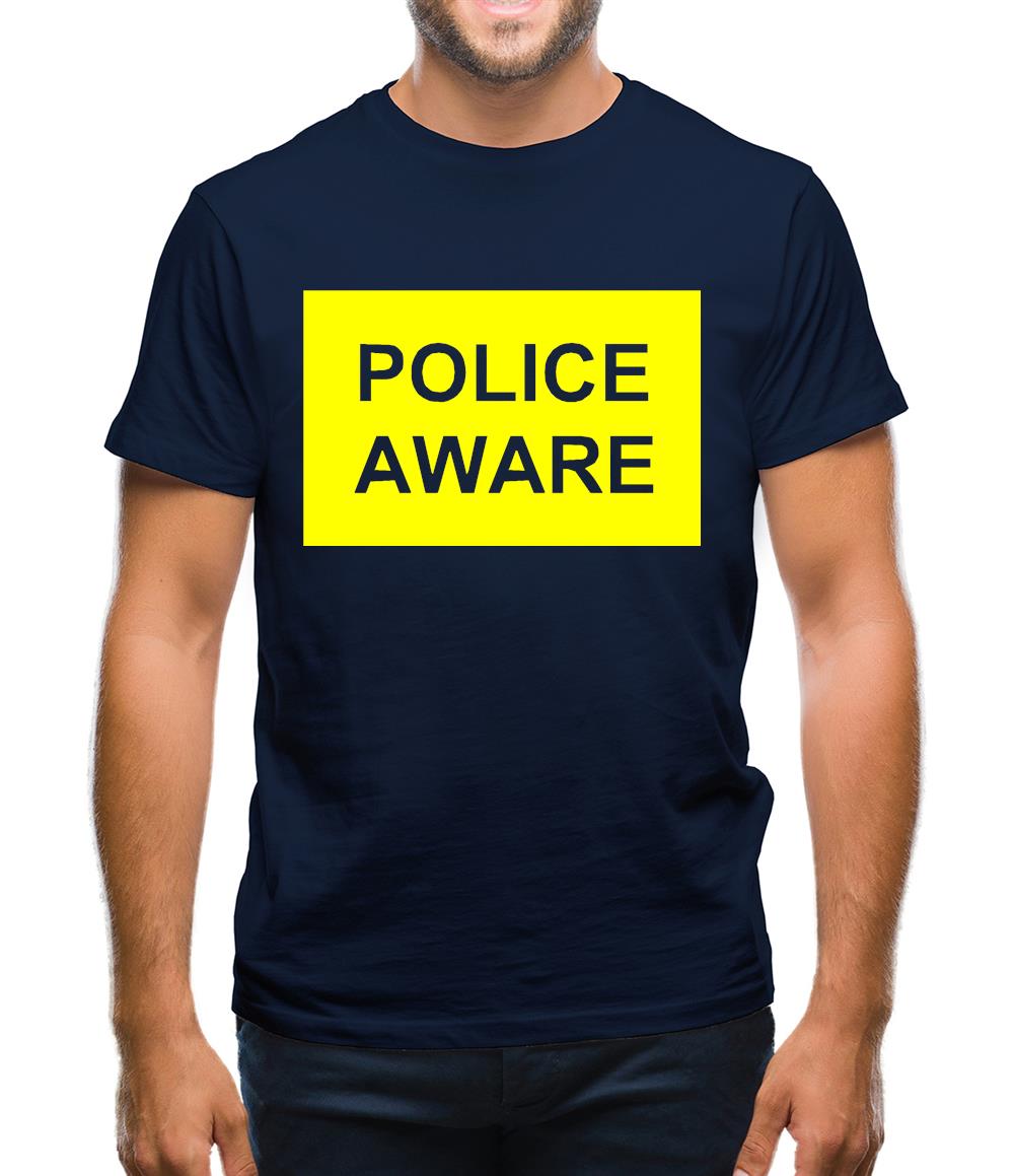 Police aware Mens T-Shirt Police aware Mens T-Shirt