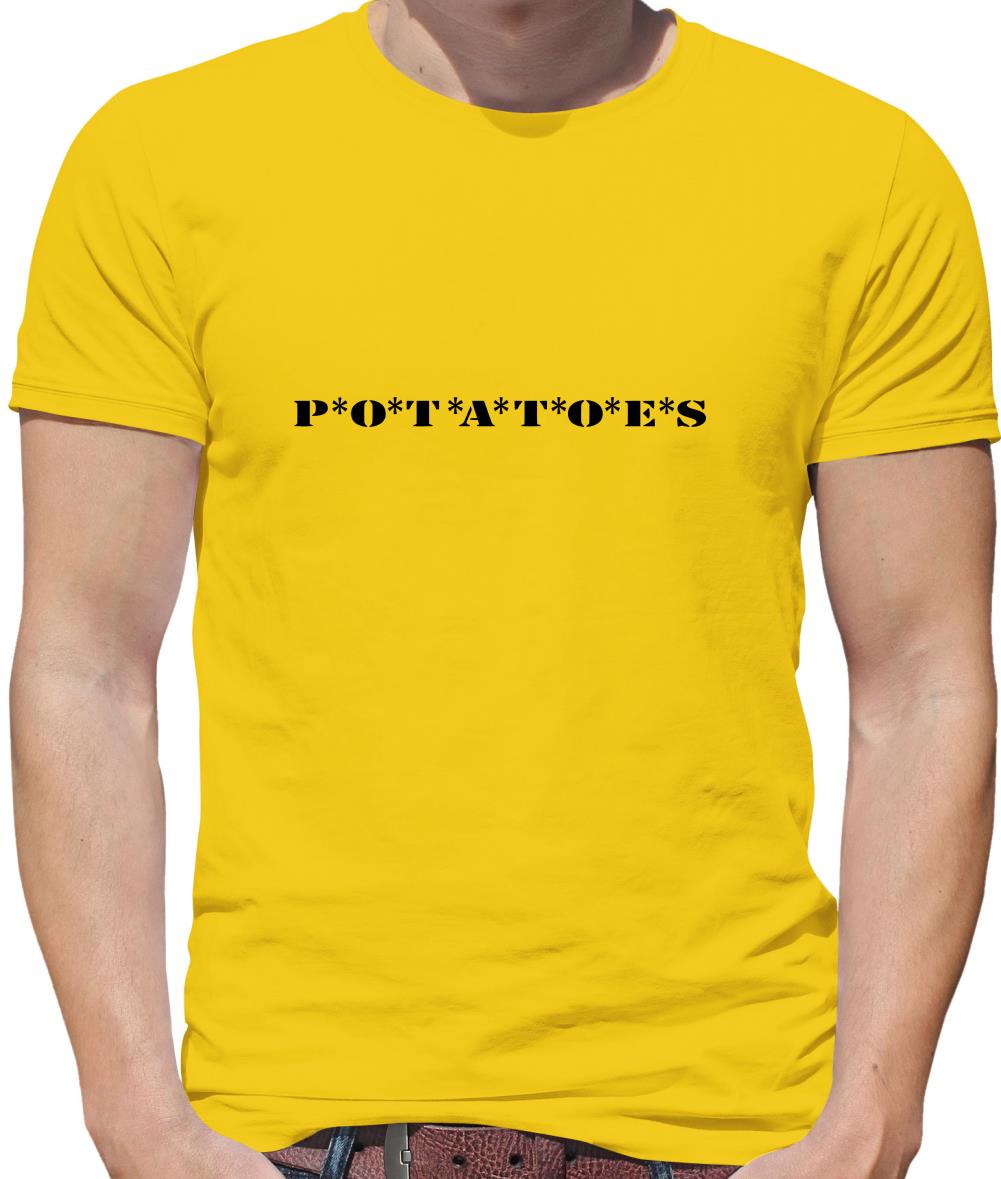 P*O*T*A*T*O*E*S Mens T-Shirt P*O*T*A*T*O*E*S Mens T-Shirt