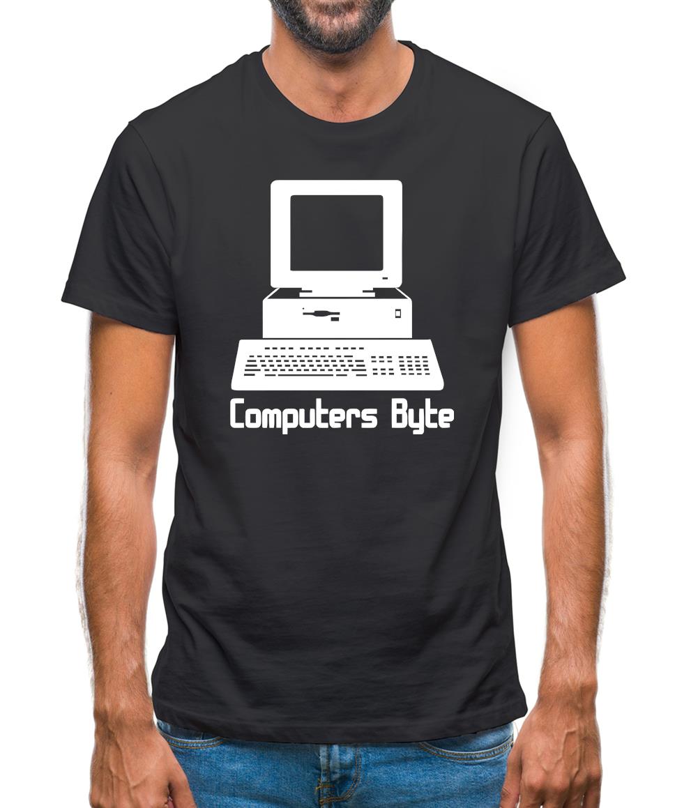 Computers Byte Mens T-Shirt Computers Byte Mens T-Shirt