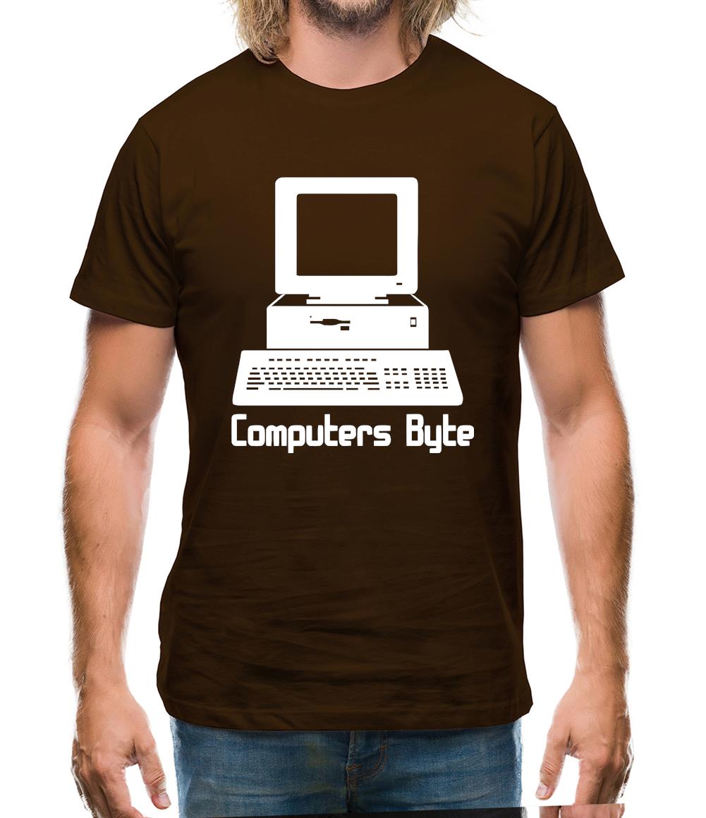 Computers Byte Mens T-Shirt Computers Byte Mens T-Shirt