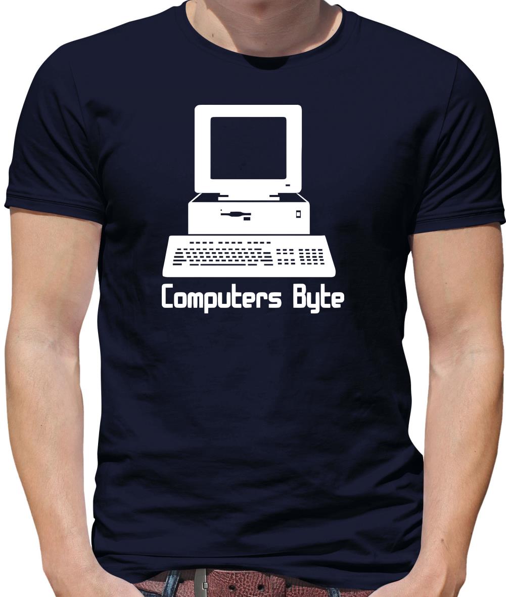 Computers Byte Mens T-Shirt Computers Byte Mens T-Shirt