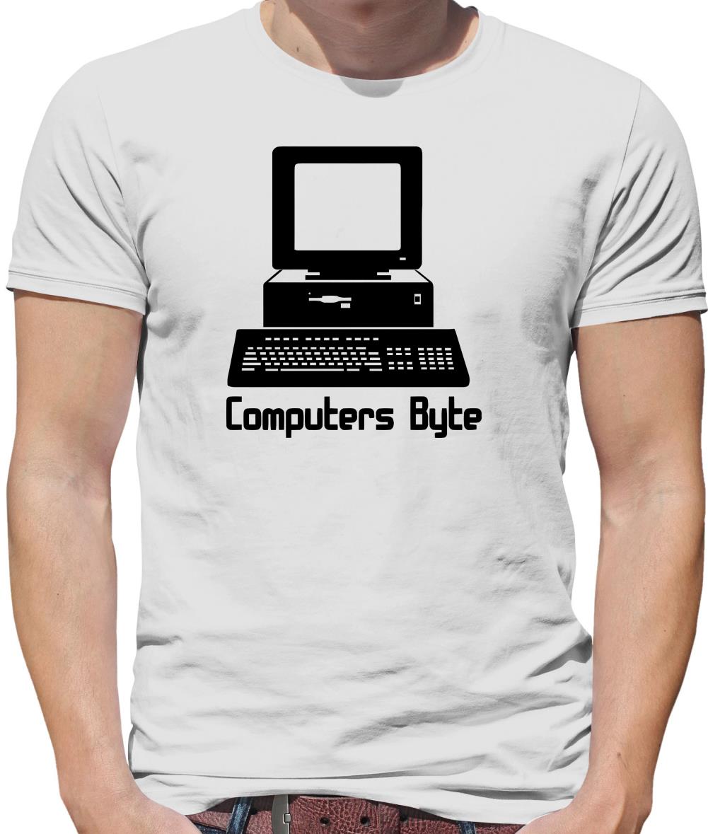 Computers Byte Mens T-Shirt Computers Byte Mens T-Shirt