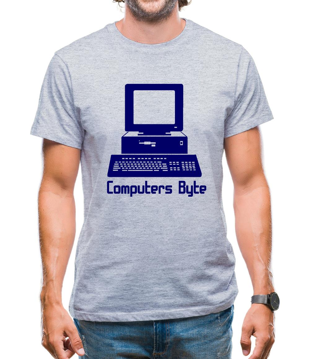 Computers Byte Mens T-Shirt Computers Byte Mens T-Shirt