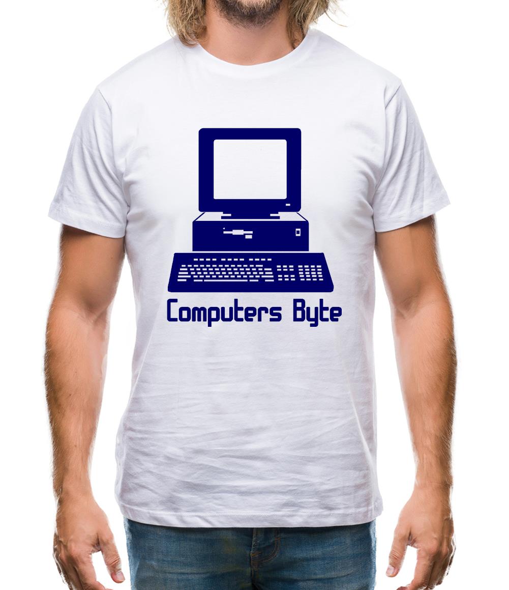 Computers Byte Mens T-Shirt Computers Byte Mens T-Shirt