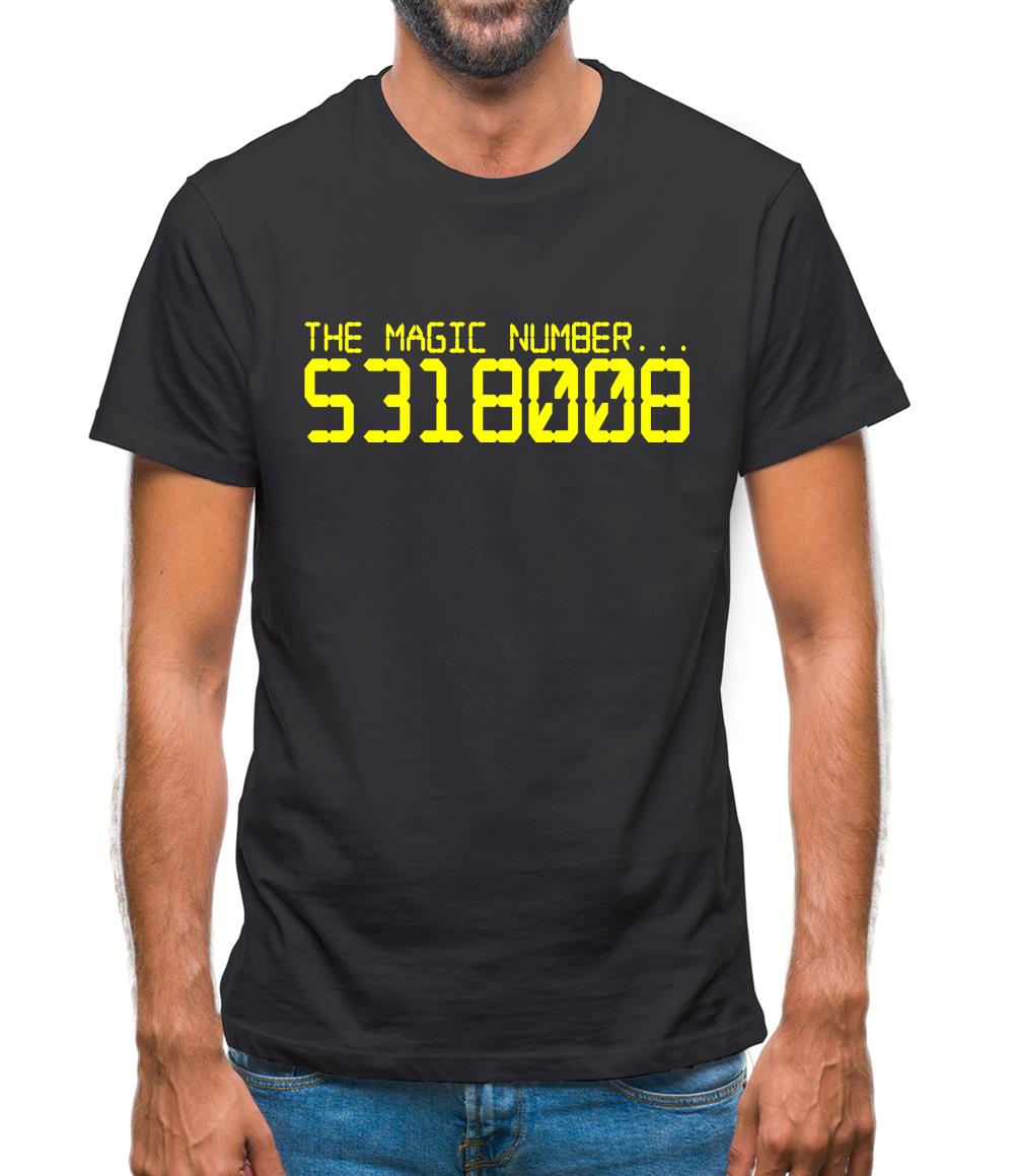 The magic number is Boobies Mens T-Shirt The magic number is Boobies Mens T-Shirt