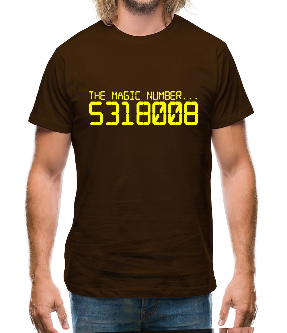 The magic number is Boobies Mens T-Shirt The magic number is Boobies Mens T-Shirt