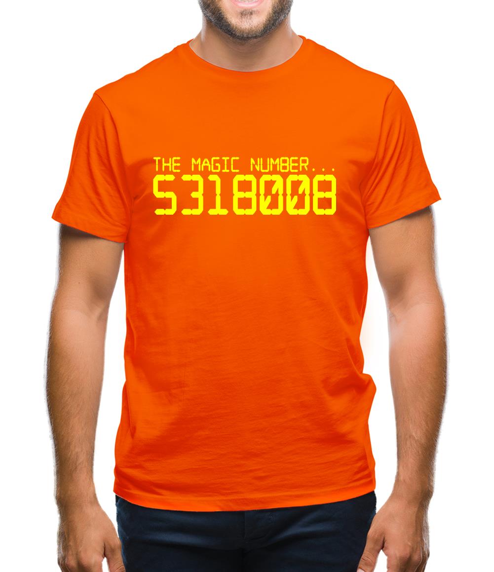 The magic number is Boobies Mens T-Shirt The magic number is Boobies Mens T-Shirt