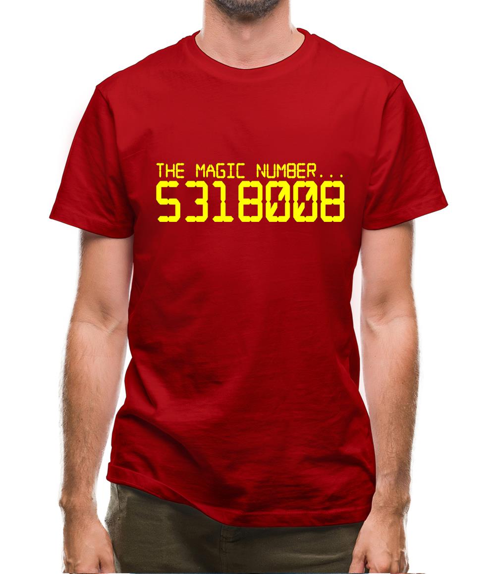 The magic number is Boobies Mens T-Shirt The magic number is Boobies Mens T-Shirt