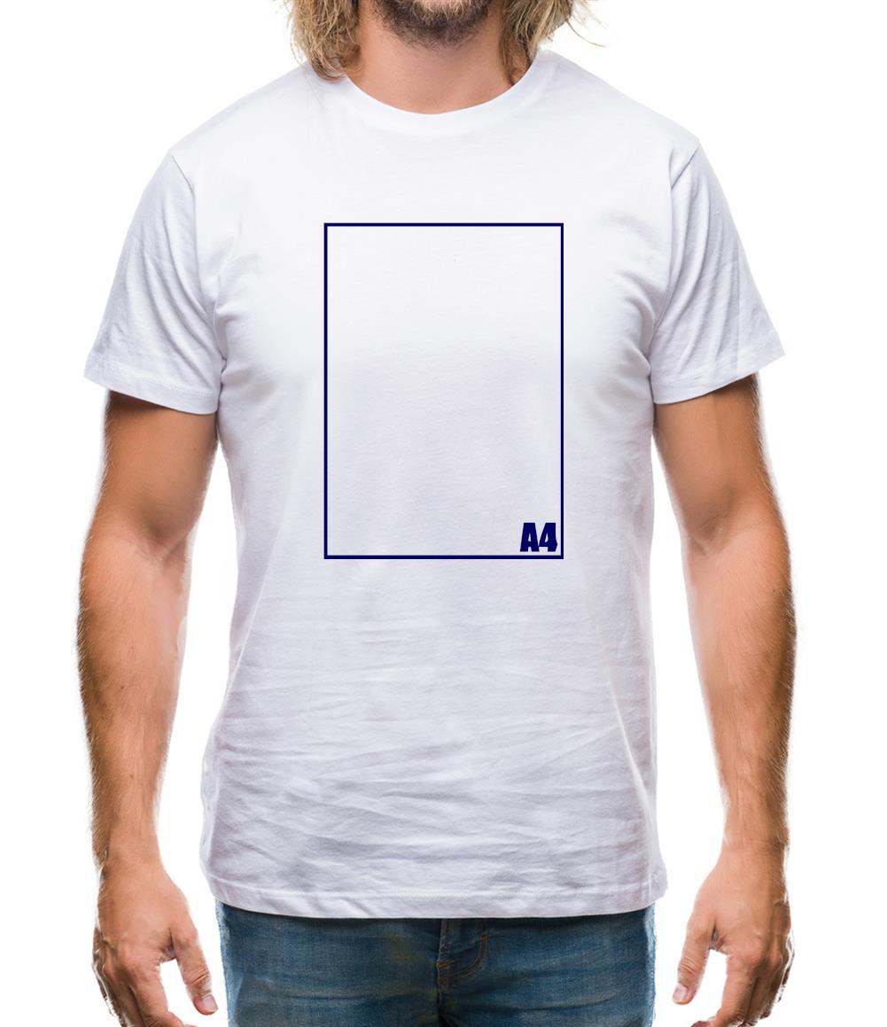 A4 Paper Mens T-Shirt A4 Paper Mens T-Shirt