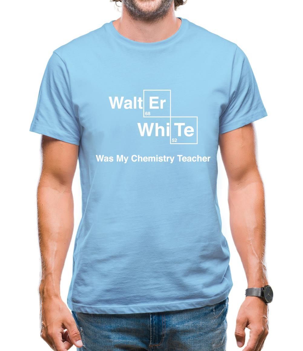 Walter White Was My Chemistry Teacher Mens T-Shirt Walter White Was My Chemistry Teacher Mens T-Shirt